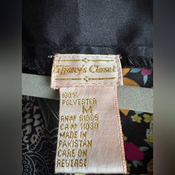 Tiffany’s Closet Colourful Kimono-Style Top and Pants Set - Picture 2 of 5